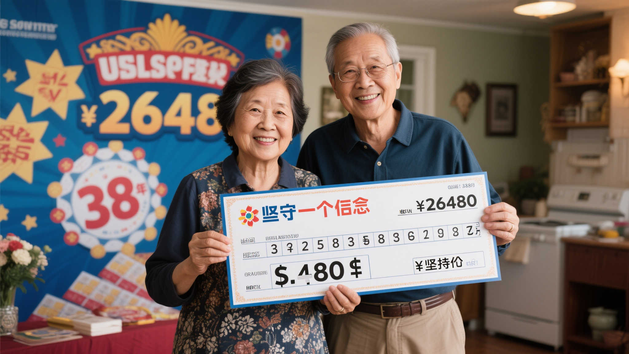 夫妇坚持38年同一号码，终获2648万大奖：告别家务生活
