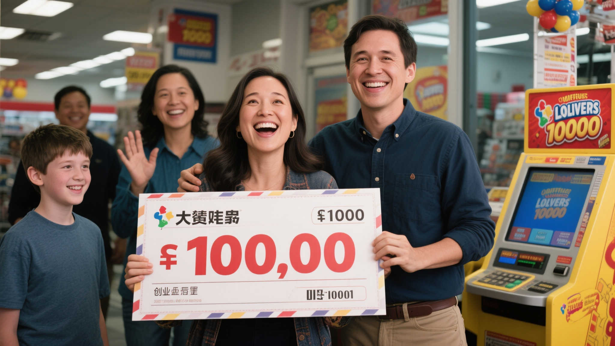 女子意外中大乐透千万巨奖 助力儿子创业梦想 女子意外中大乐透千万巨奖 助力儿子创业梦想