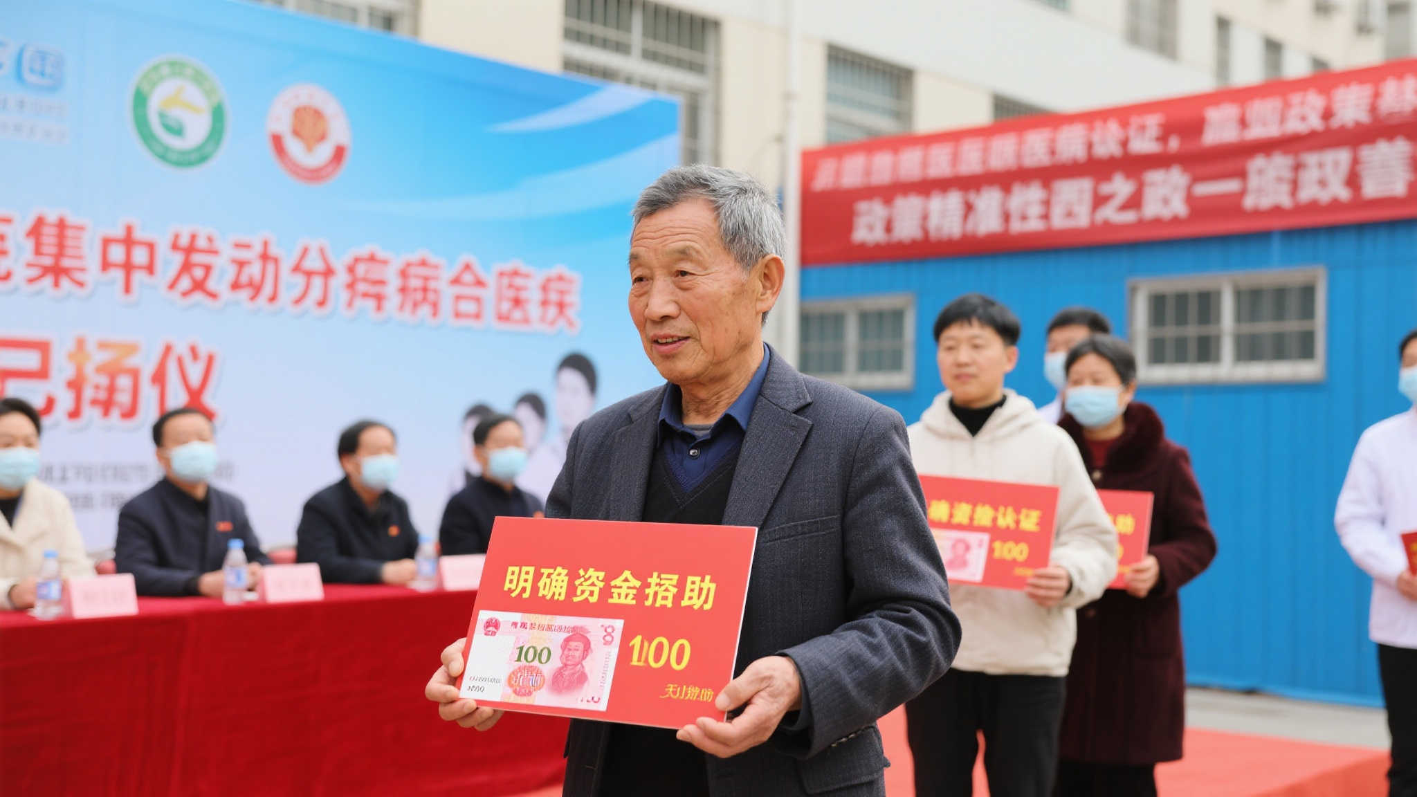 和田县举办全国妇联中央专项彩票公益金两癌救助资金发放活动