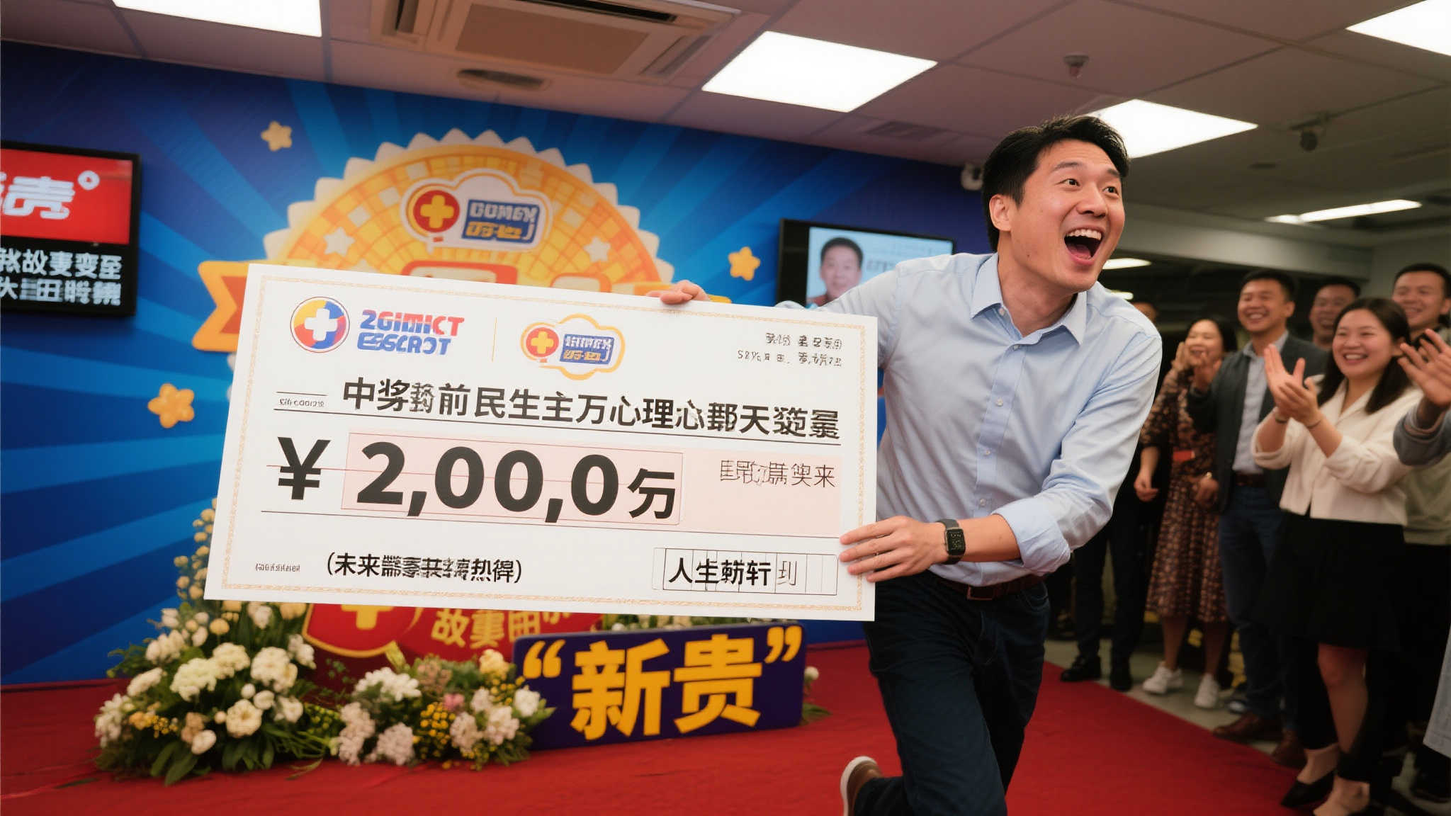 男子喜中大乐透2000万 连夜驱车领奖：之前最高仅中5元