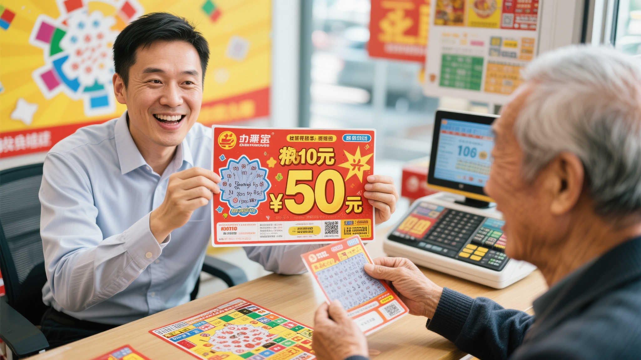 夫妇电影院偶得福彩百万大奖 凌晨3点急兑奖金