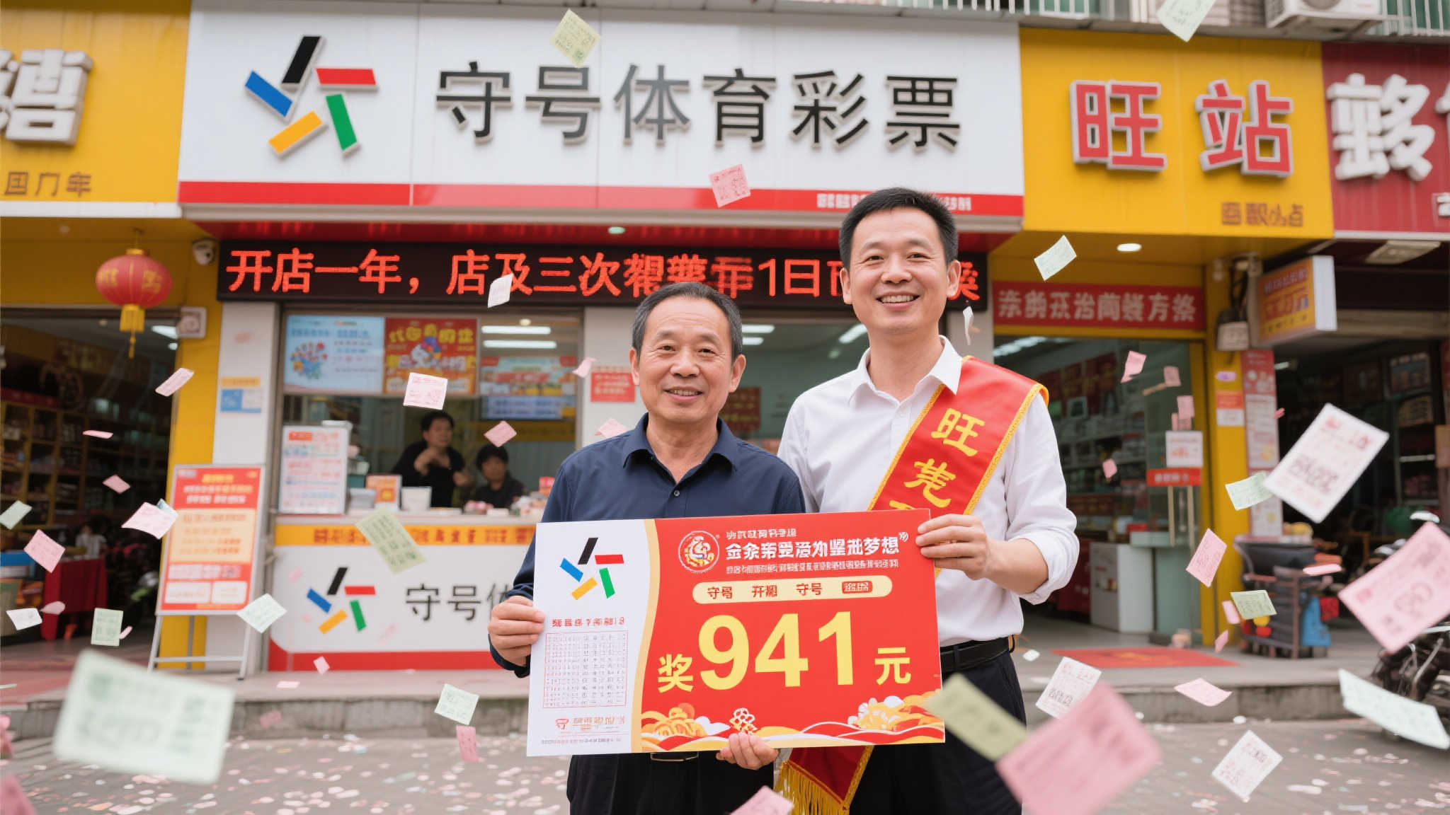 彩民坚持守号揽获941万大奖 旺站开业不足一年两度中百万 彩民坚持守号揽获941万大奖 旺站开业不足一年两度中百万
