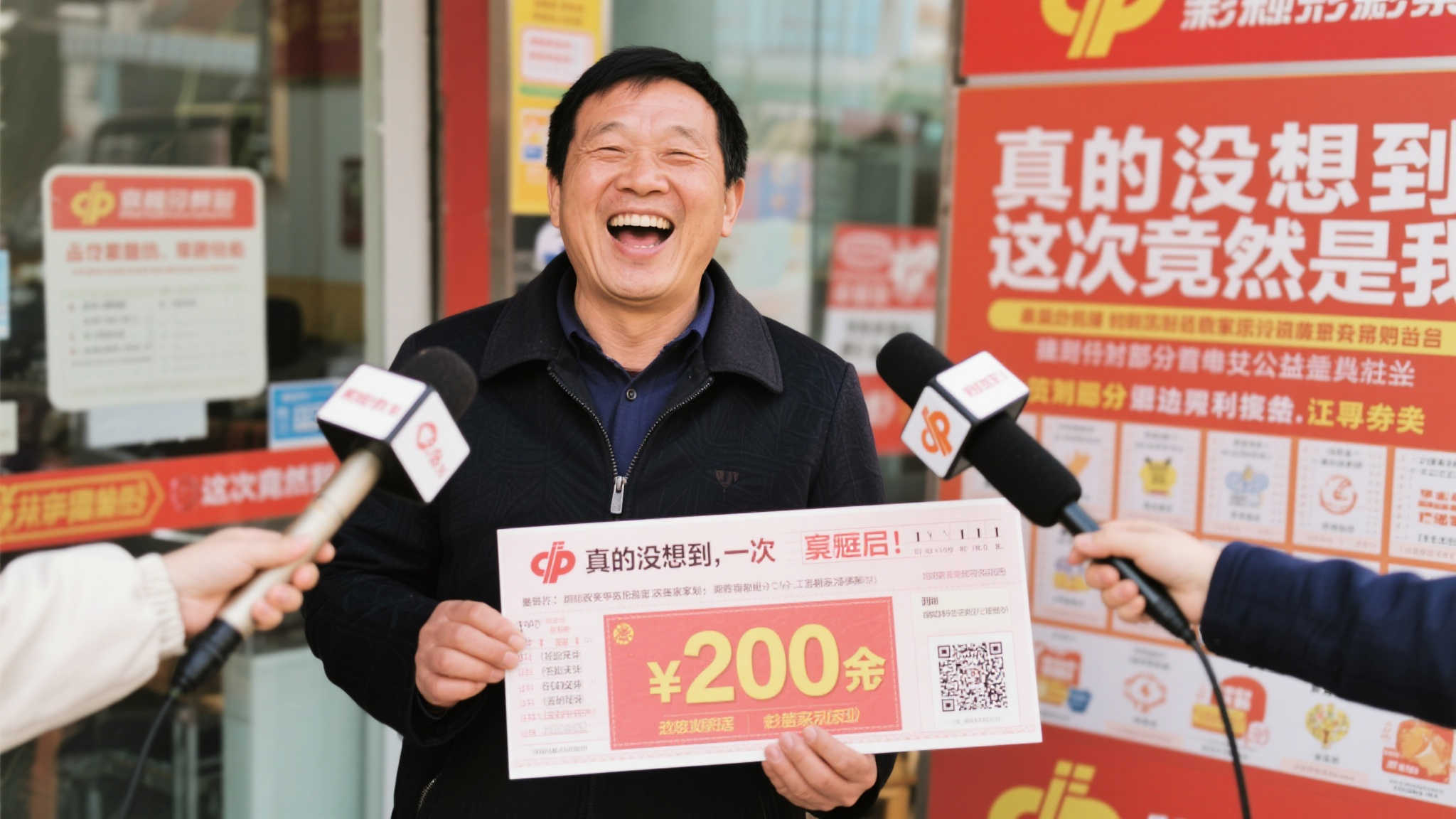 老彩民喜中福彩百万大奖 该网点曾创下3647万巨奖纪录