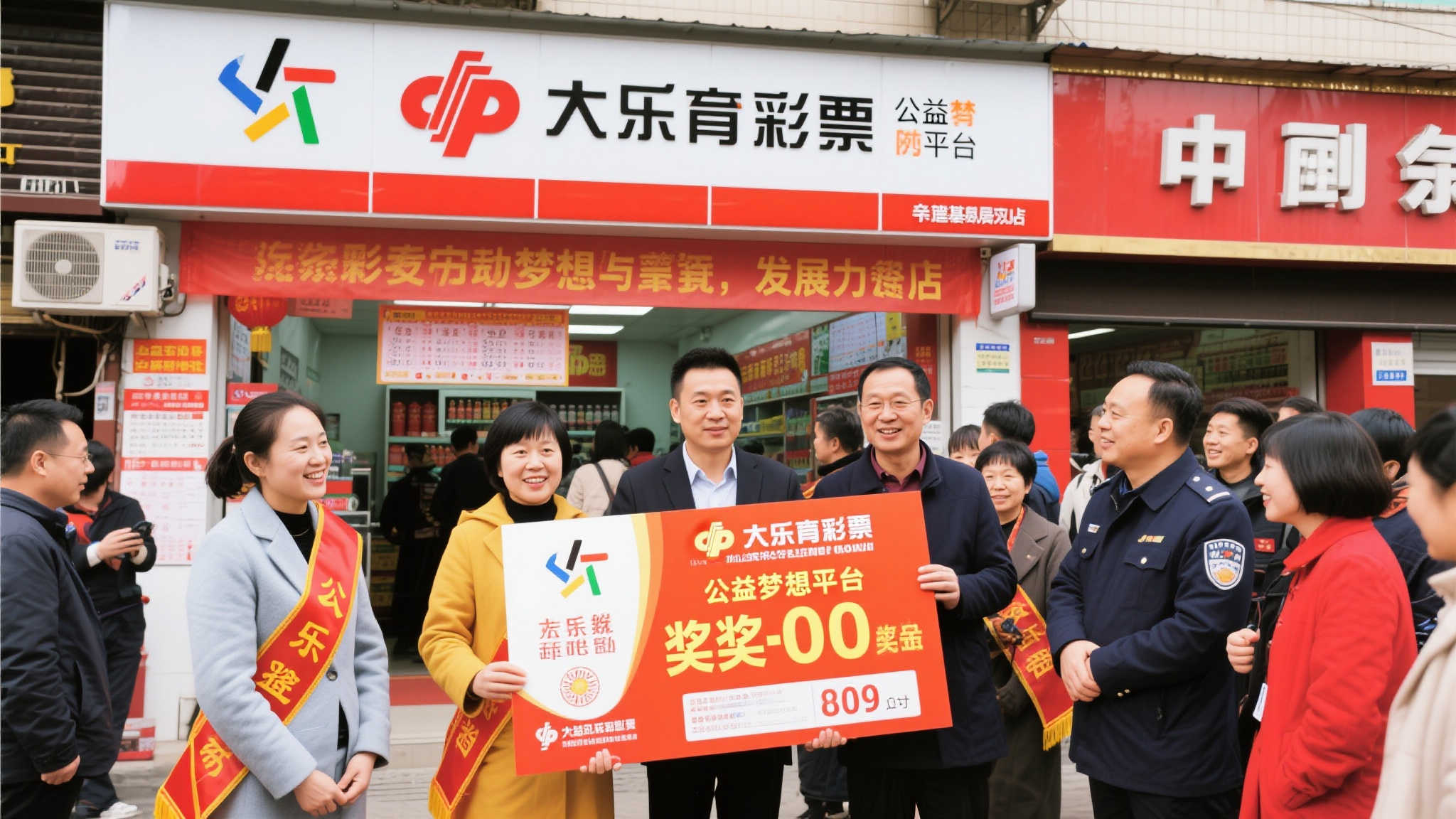 男子兑取723万大乐透巨奖 网点站主兴奋超获奖者