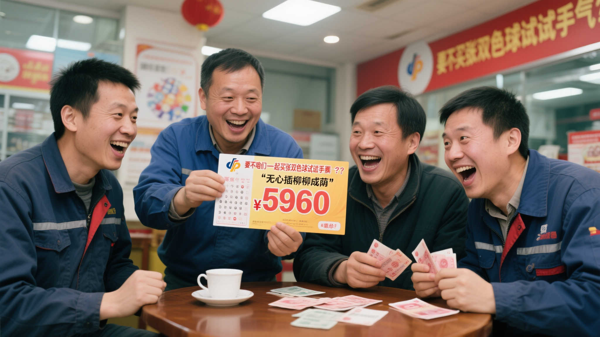 三工友意外中双色球696万 合买热情转向快乐8