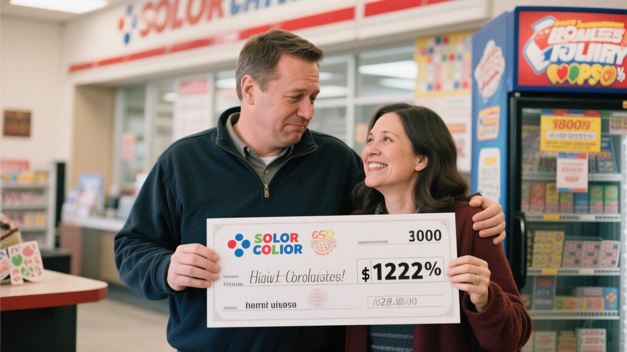 夫妻同心揽双色球1222万 妻子妙语激励丈夫走出低谷