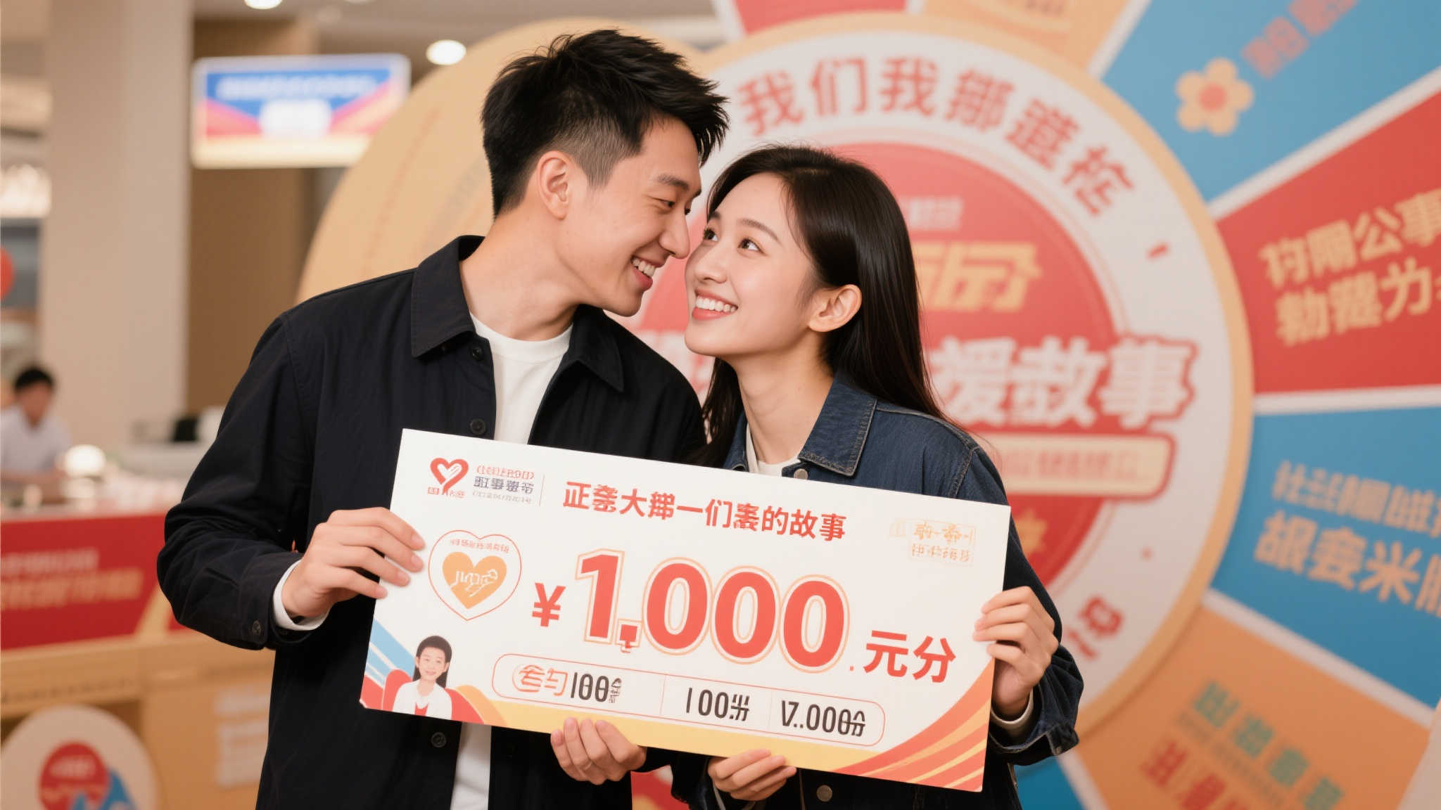 小情侣婚前试手气 意外刮出体彩百万大奖