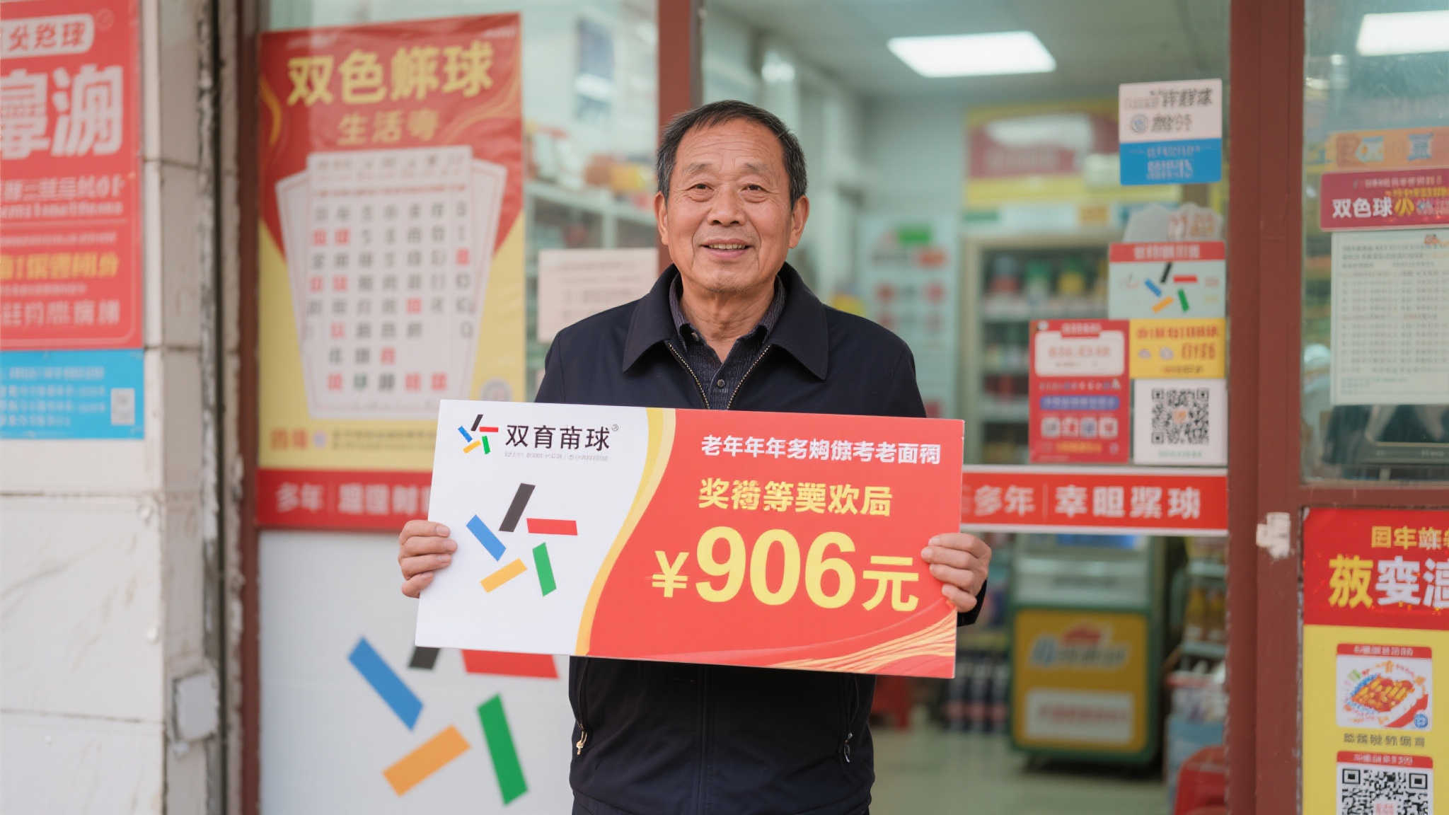 老彩民喜中双色球906万，坦言欲提升家庭生活质量