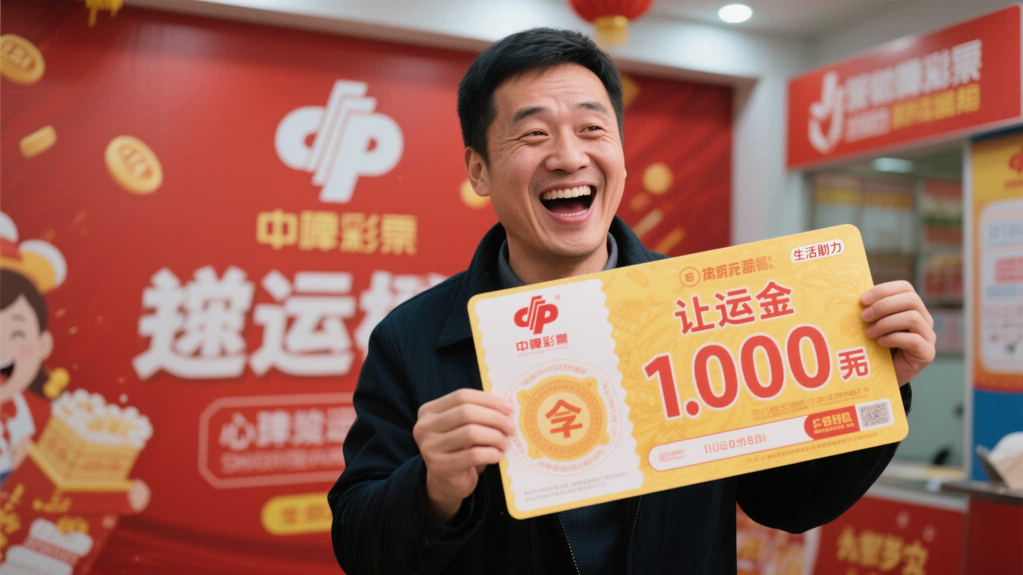 男子喜中福彩百万大奖，激动恐惧在家忐忑两日