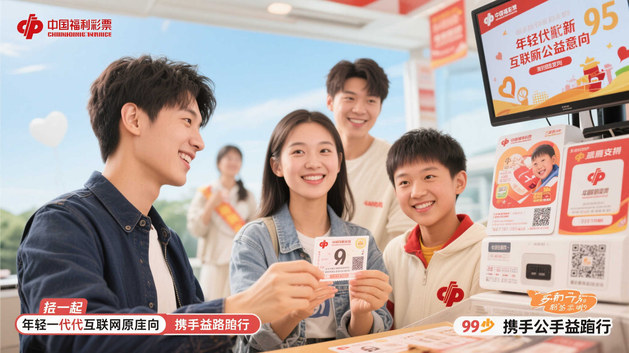 95后携手福彩共创公益新篇 95后携手福彩共创公益新篇