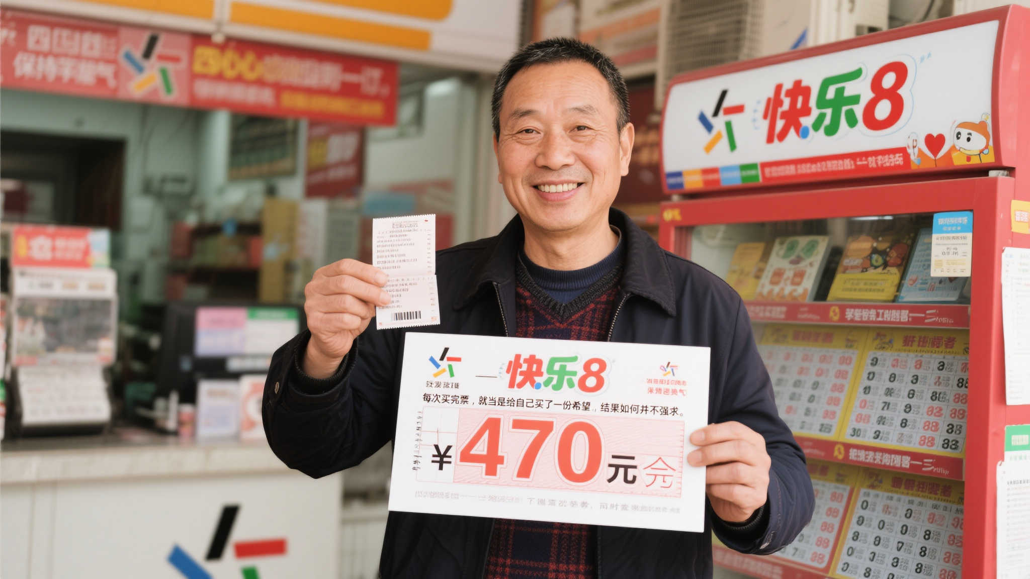 铁杆粉丝钟情快乐8 小复式喜中47万大奖