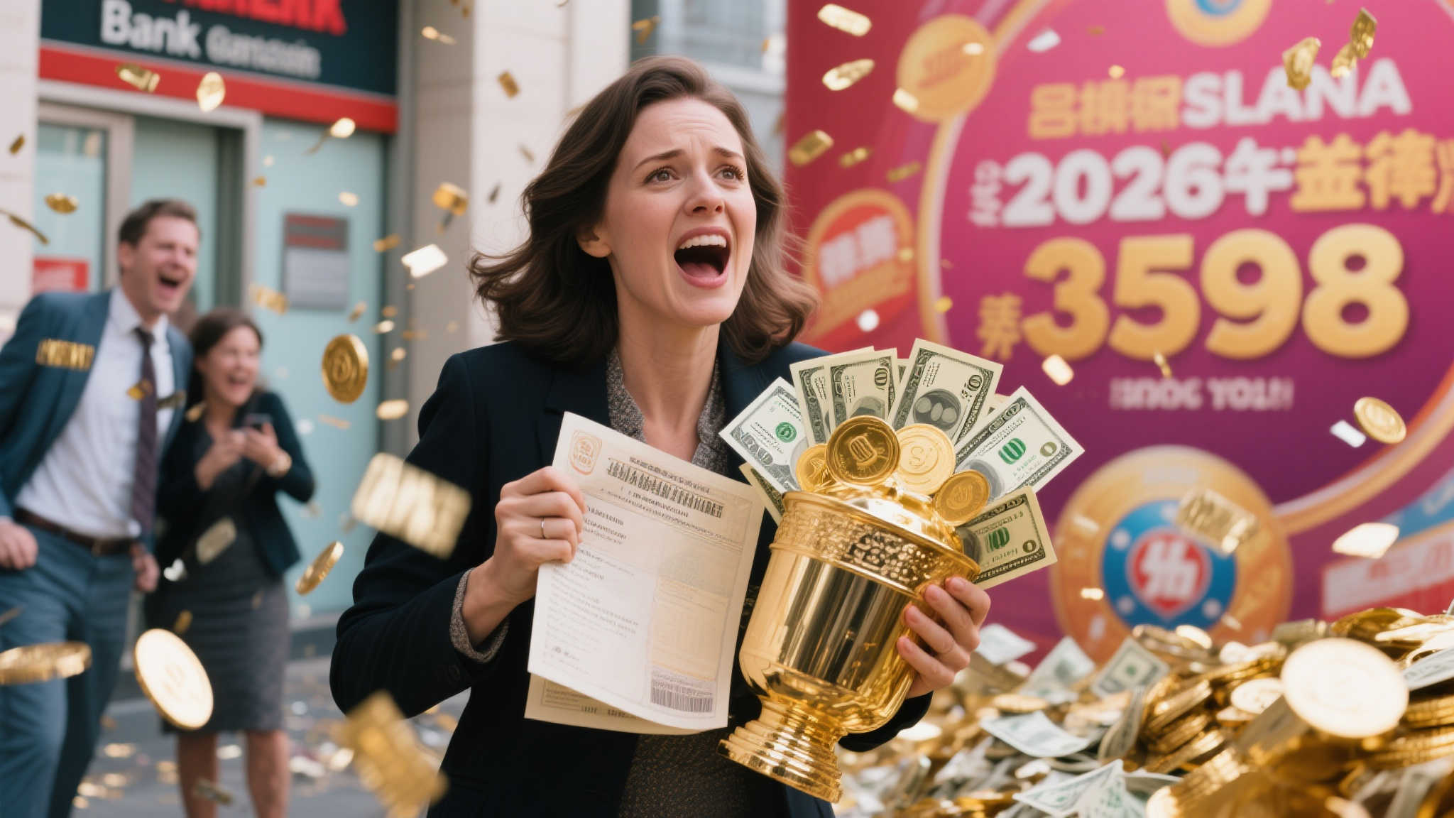 女子超市购物随手购彩,竟中2560万大奖,奖金暂存银行-图 女子超市购物随手购彩,竟中2560万大奖,奖金暂存银行-图