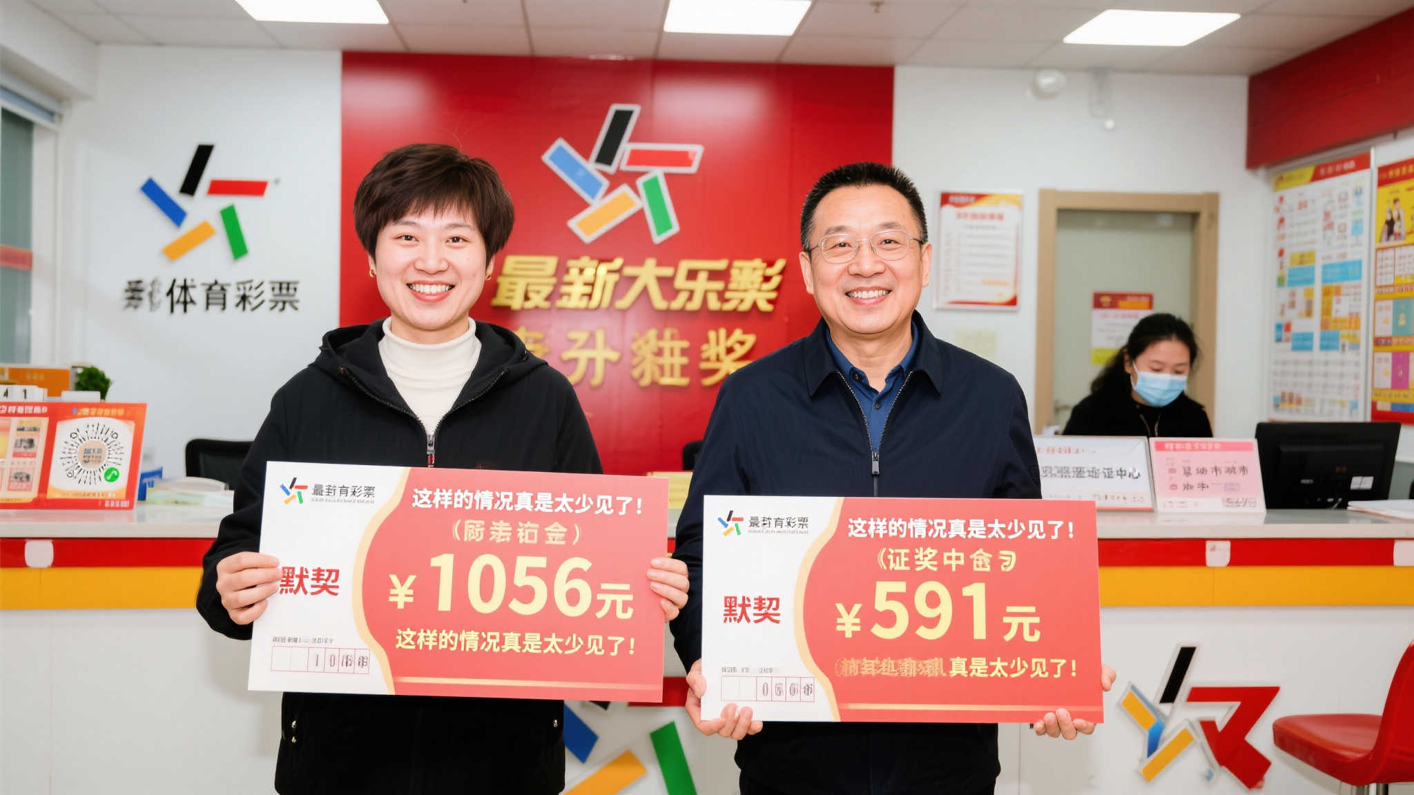 巧合惊人！大乐透千万与百万中奖者同日现身领奖