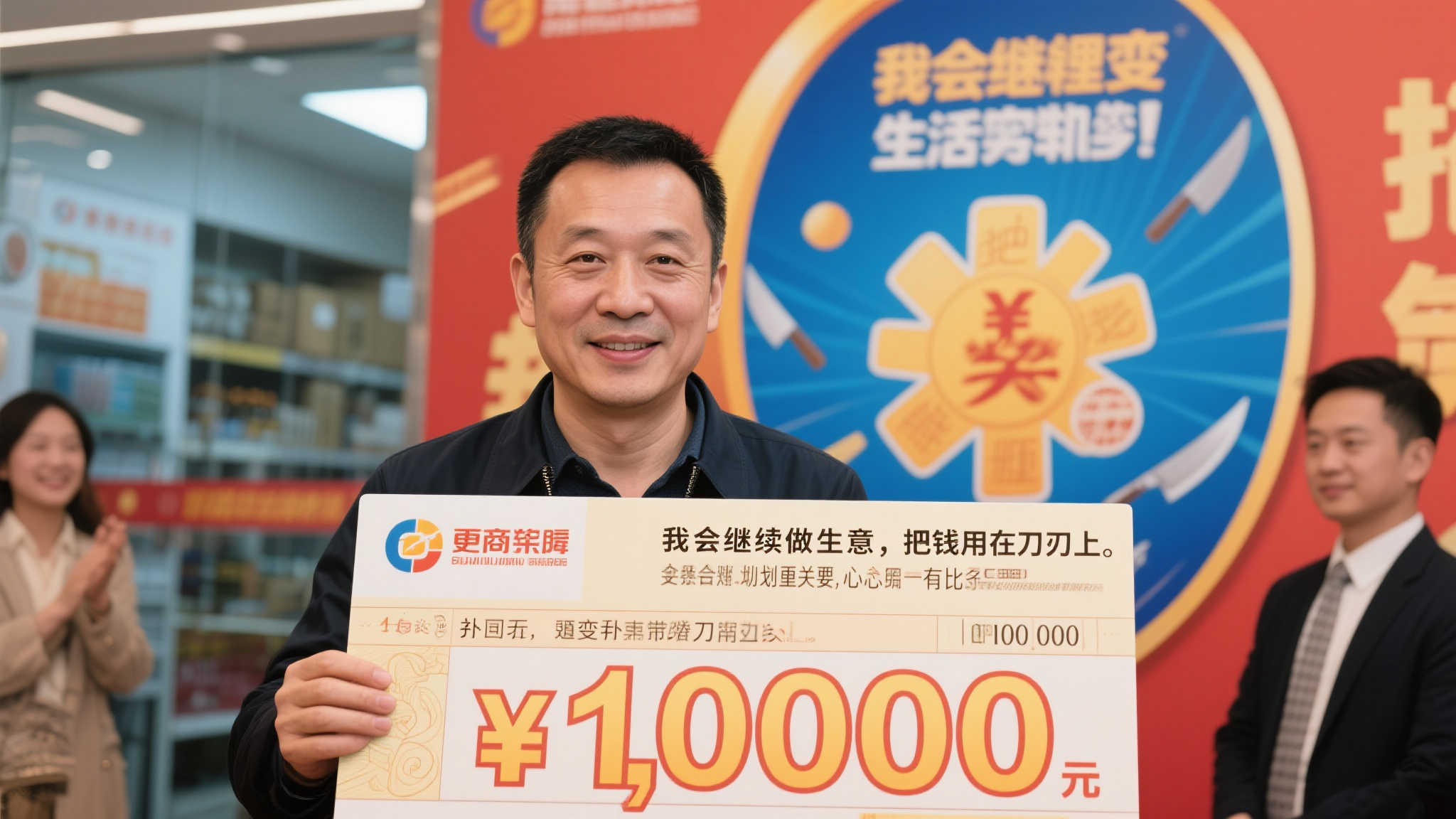 商人仅花112元喜中大乐透1021万:从未幻想过中奖 商人仅花112元喜中大乐透1021万:从未幻想过中奖