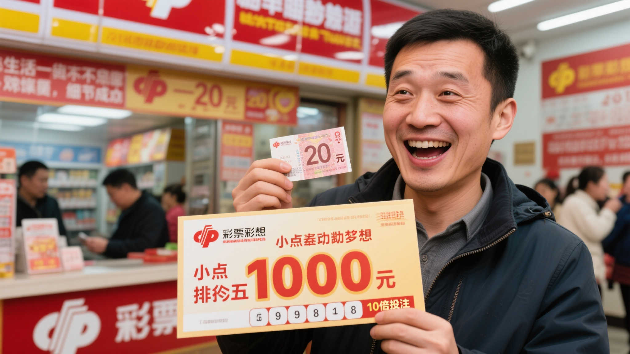男子20元中排列五百万大奖，遗憾错失千万因少投10倍