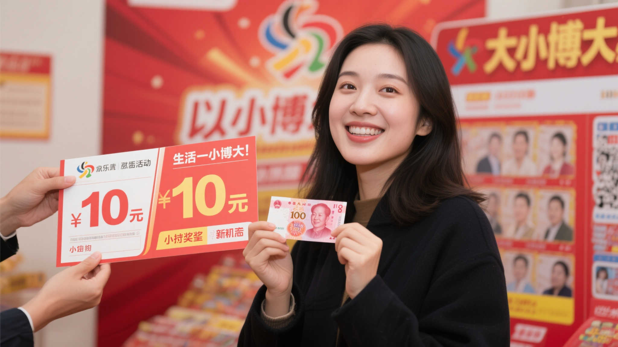 女子仅花10元喜中大乐透788万，兑奖前夜夜失眠-图