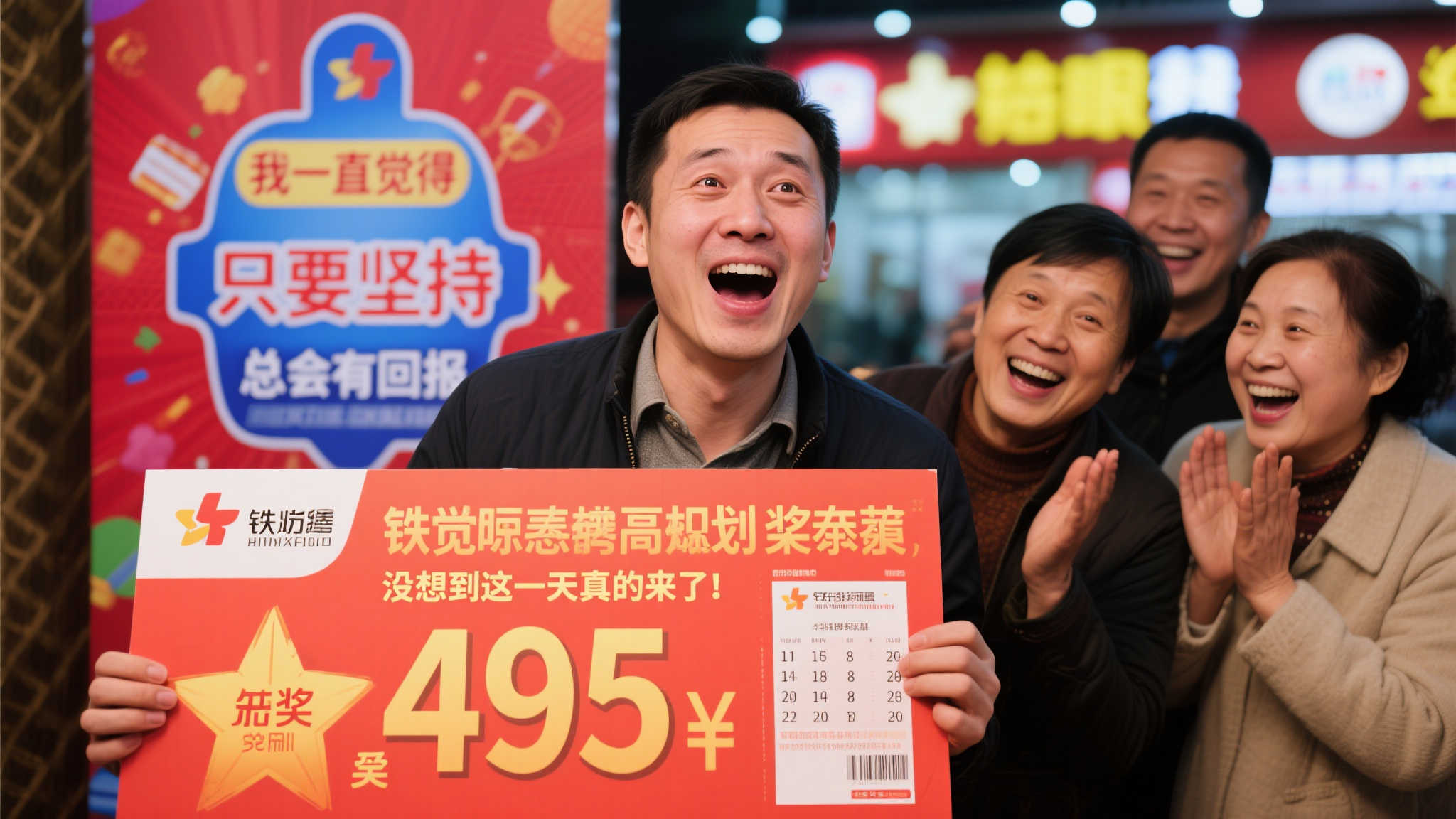 铁杆彩民坚持20余年终获体彩501万大奖 激动彻夜难眠急赴兑奖