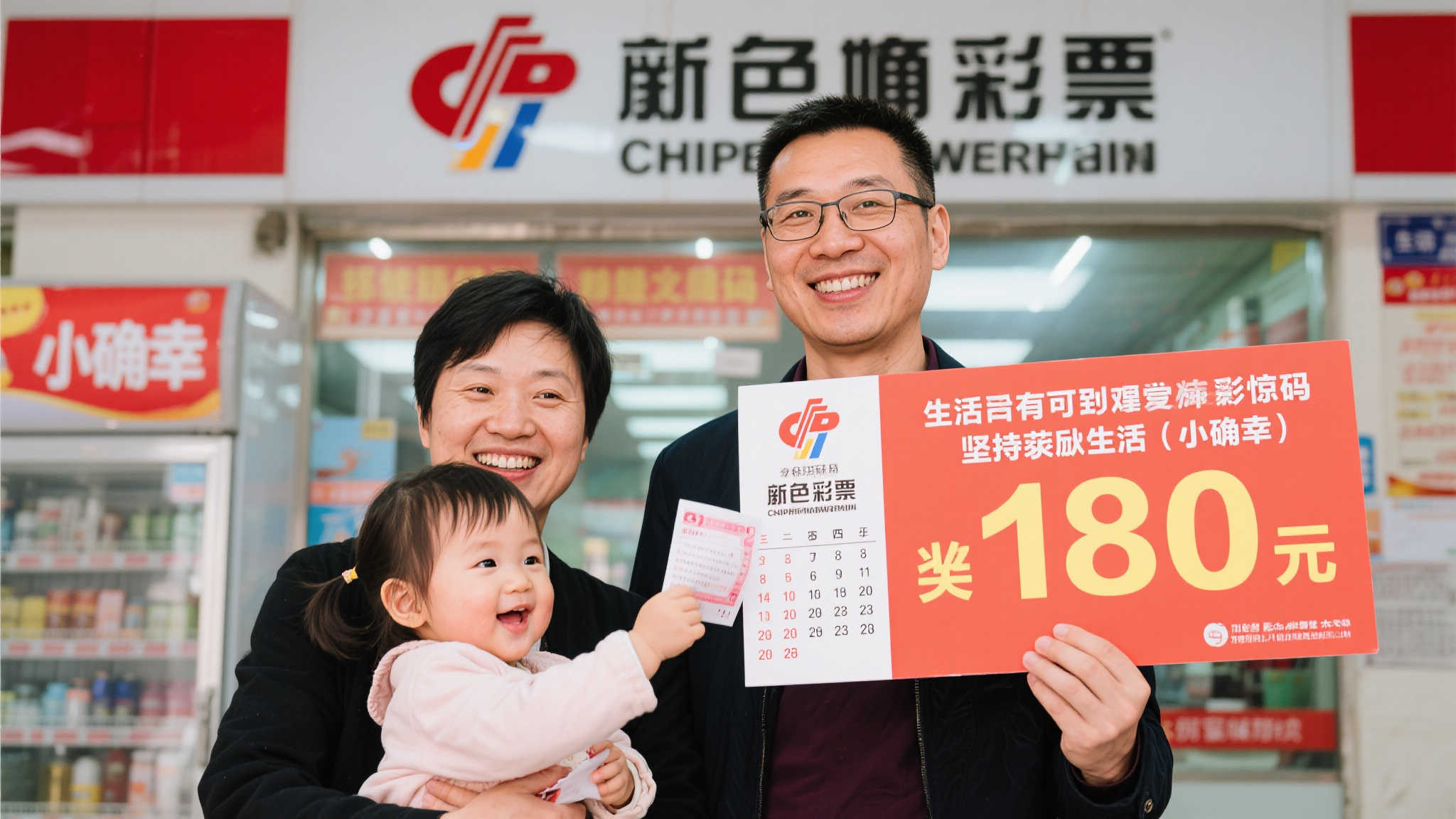 男子用孩子生日号买彩2年，喜中双色球180万大奖