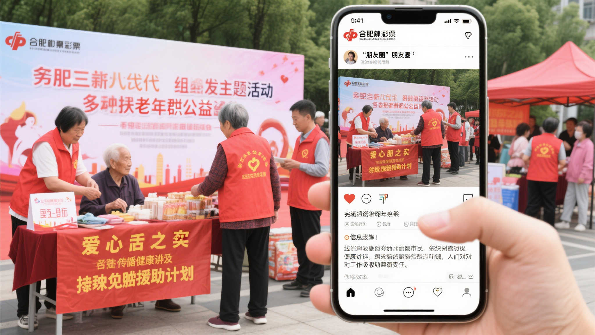 合肥福彩暖心行动 引领扶老公益新潮流