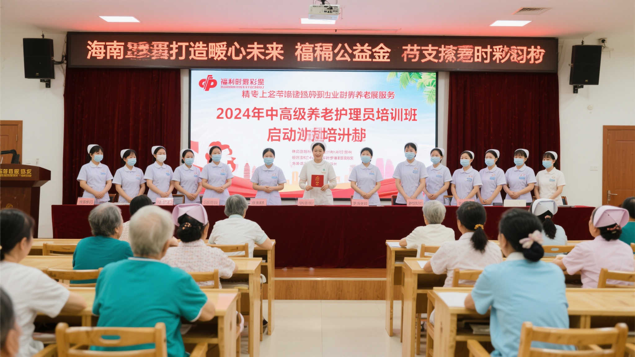 海南省启动2024年中高级养老护理员培训班,福彩公益金鼎力支持 海南省启动2024年中高级养老护理员培训班,福彩公益金鼎力支持